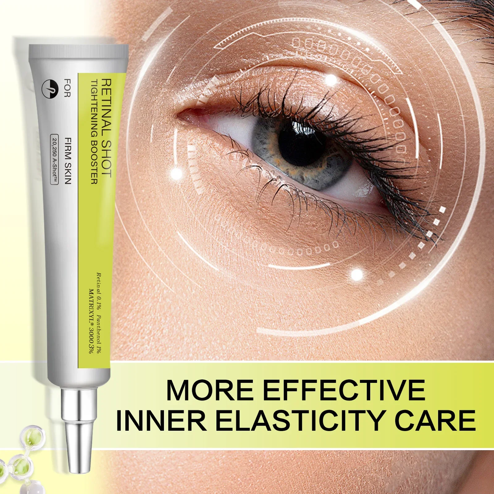 Retinol Anti Wrinkle Cream - レチノールVCフェイスクリームアイセラム ハリ・弾力アップ 保湿 くま対策 肌の弾力性向上 自然な輝き