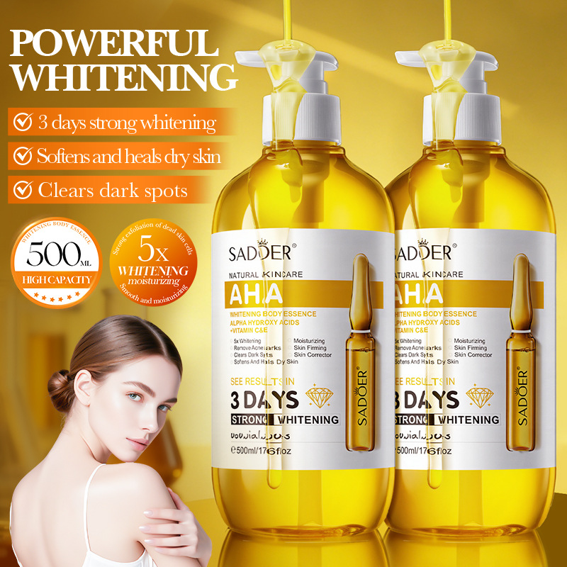 SADOER AHA ホワイトニング ボディ エッセンス 5 - Hyaluronic Acid Facial Serum のレビューと価格