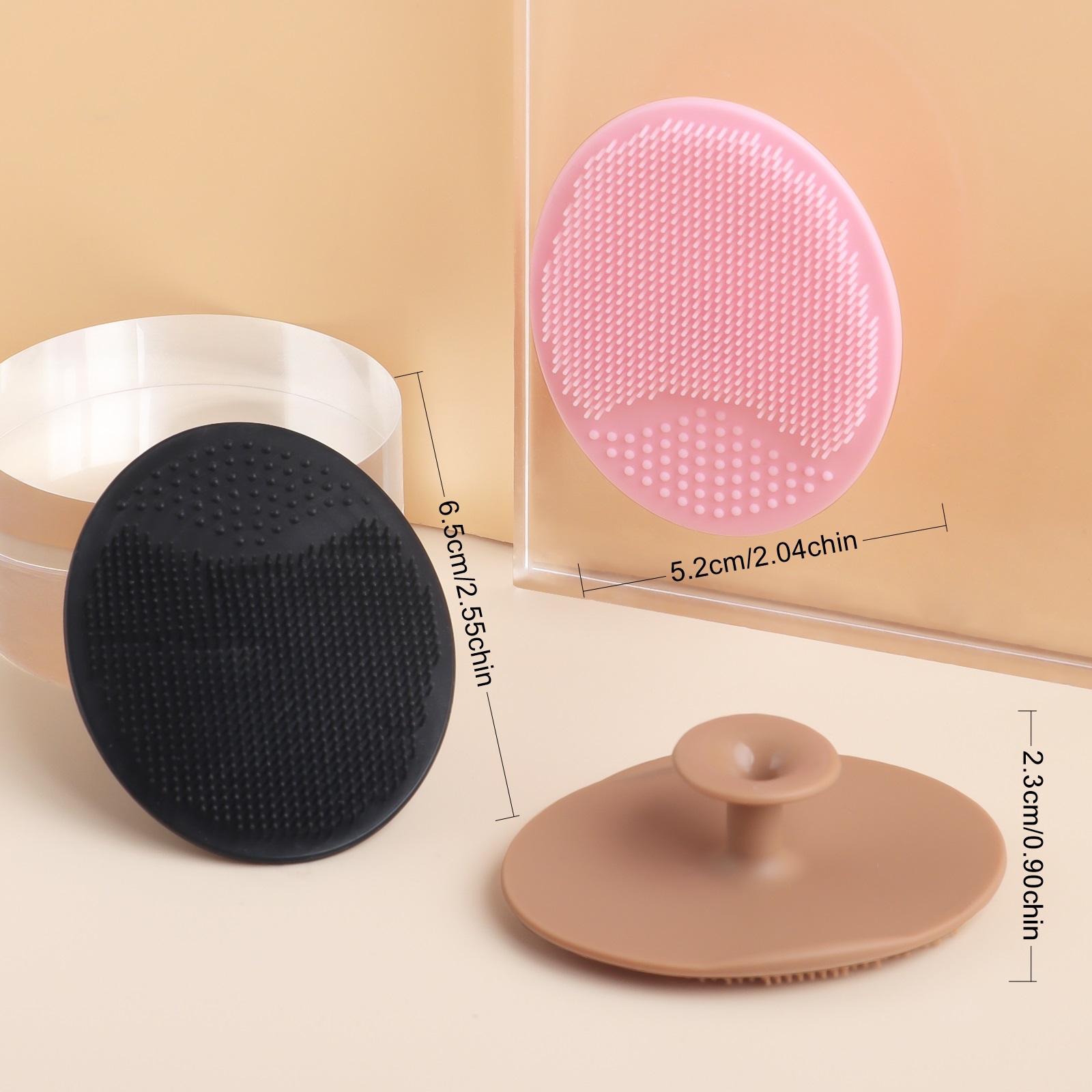 ミニシリコンフェイシャルクレンジングブラシ,フェイスクリーニ - Silicone Face Scrubber Electric のレビューと価格