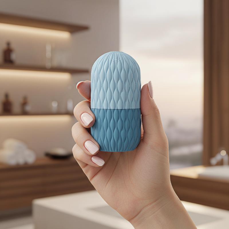 1個入り 再利用可能なシリコン製アイスフェイスローラー。あら - Face Ice Roller Puffiness のレビューと価格