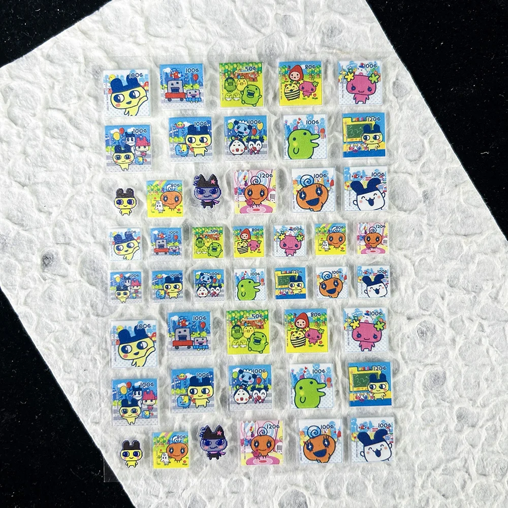 かわいいゲーム進化電子ペットステッカーネイルアートかわいい動 - Nail Art のレビューと価格