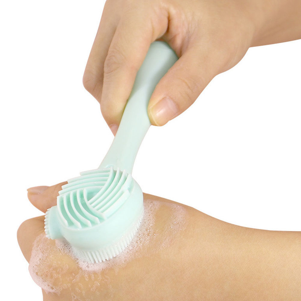 2個入り シリコン製洗顔ブラシ、両面タイプ、携帯用、メイク落 - Silicone Face Scrubber Electric のレビューと価格