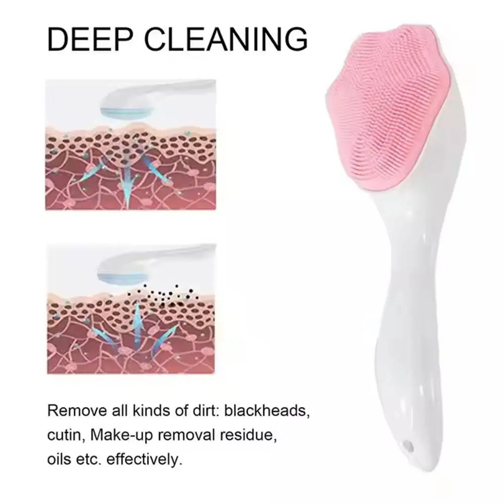 シリコン製洗顔ブラシ、手動式フェイススクラバー、毛穴の汚れや - Silicone Face Scrubber Electric のレビューと価格