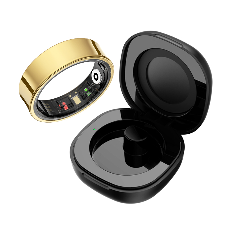 男性と女性のためのr09スマートリング,充電ケース,心拍数, - Health Monitors のレビューと価格