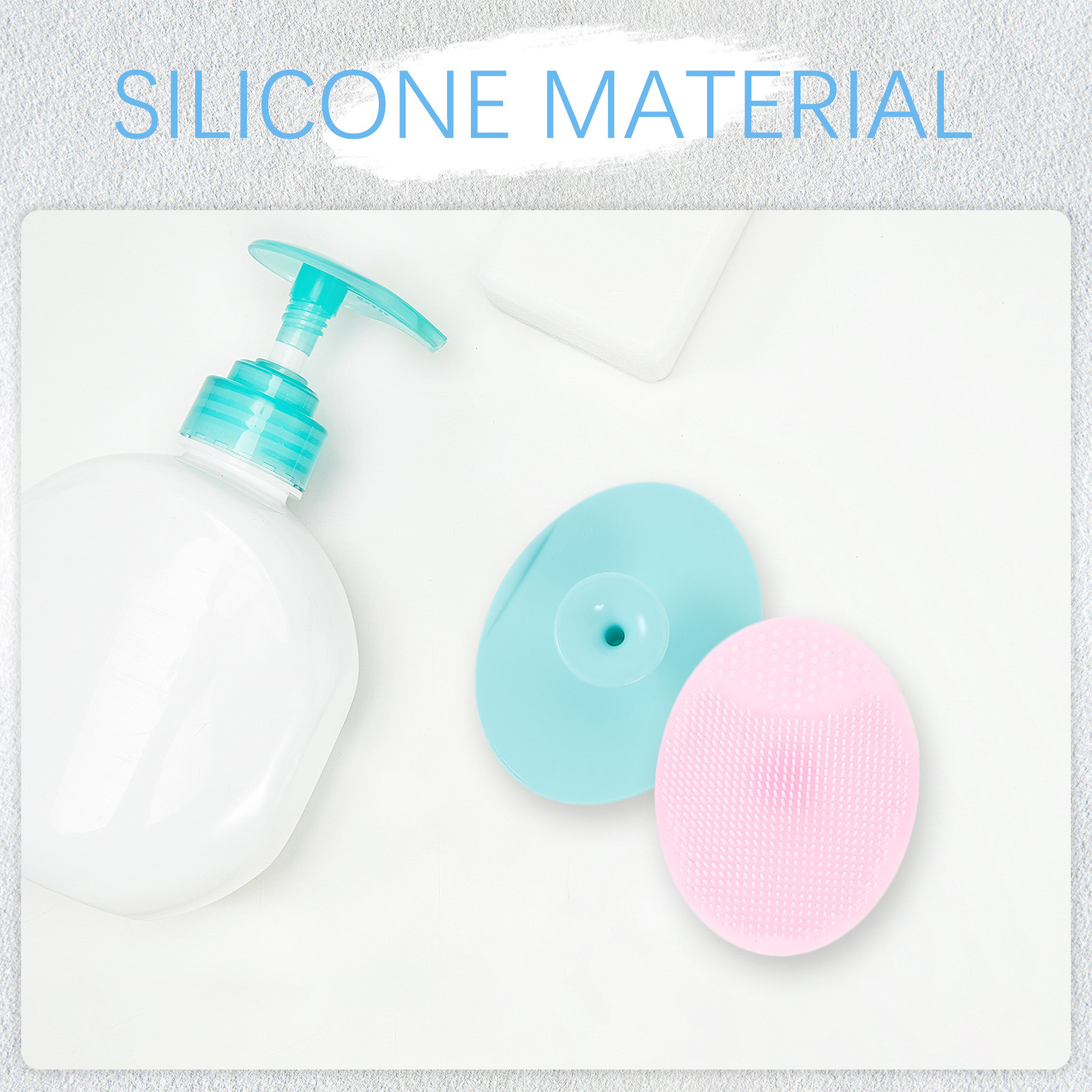 6個入り、洗顔用スクラバー、深層クレンジングブラシ、角質除去 - Silicone Face Scrubber Electric のレビューと価格