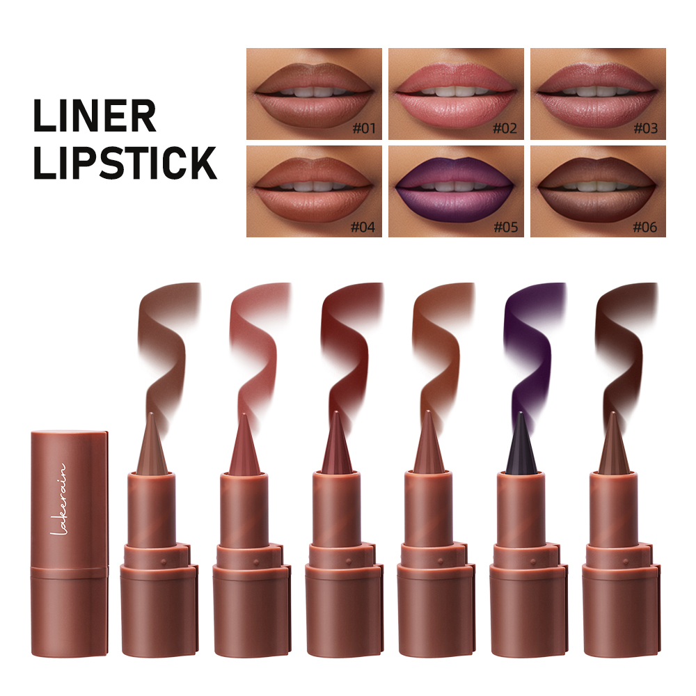 レイカレイン リップライナー マットブラックブラウン ベルベ - Matte Velvet Lip Tint Long Lasting のレビューと価格
