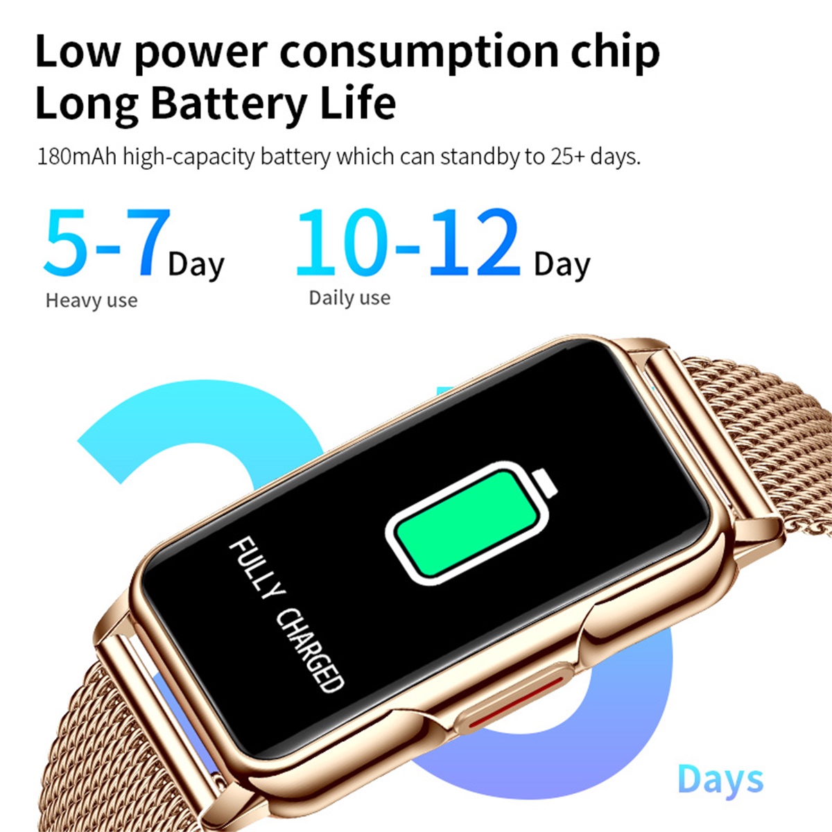 LIGE スマートウォッチ男性女性フィットネススマートブレス - Health Monitors のレビューと価格